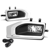 15-18 GMC Yukon Fog Lights w/ Switch & Bezel Chrome Clear