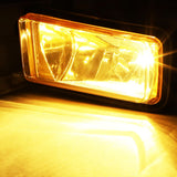 15-18 GMC Yukon Fog Lights w/ Switch & Bezel Chrome Clear