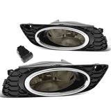 2012 Honda Civic 4-Door Fog Lights with Switch & Chrome Bezel - Smoke