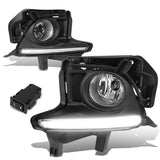 2014-2016 Toyota Highlander Fog Lights with Switch Black Bezel Chrome