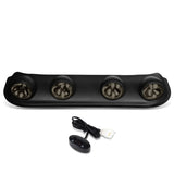 Universal Roof Top Running Fog Lights w/ Switch H3 Smoke