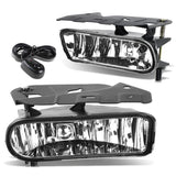 02-06 Cadillac Escalade Fog Lights with Switch Chrome Clear