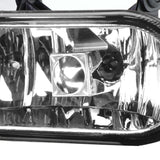 02-06 Cadillac Escalade Fog Lights with Switch Chrome Clear