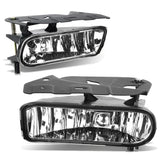 2002-2006 Cadillac Escalade Bolt-On Fog Lights Chrome Clear 899 Bulb