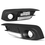 2016-2018 Honda Civic Fog Light Cover with Black Bezel