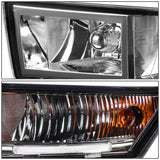 2007-2014 Cadillac Escalade Chrome Clear Fog Lights with Switch