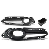 2016-2018 Honda HR-V Fog Light Cover with DRL Strip - Black/Clear