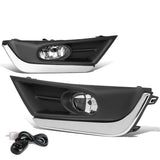 2017-2018 Honda CR-V Fog Lights with Chrome Trim Bezel