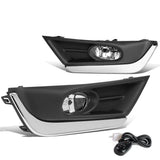 2017-2018 Honda CR-V Fog Lights with Chrome Trim Bezel