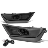 2017-2018 Honda CR-V Fog Lights with Black Trim Bezel - Smoke