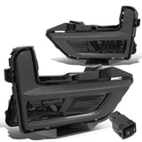 2017-2018 Nissan Rogue Smoke Fog Lights with Black Bezel