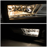 2017-2018 Nissan Rogue Smoke Fog Lights with Black Bezel