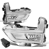 2017-2018 Nissan Rogue Fog Lights with Chrome Bezel