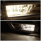 2017-2018 Nissan Rogue Fog Lights with Chrome Bezel