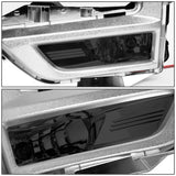 2017-2018 Nissan Rogue Smoke Fog Lights with Chrome Bezel