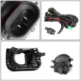 2012-2014 Toyota Prius C Fog Lights with Switch & Bezel Chrome/Clear