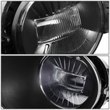 02-09 Dodge Ram Fog Lights Kit with Switch & Bezel Chrome/Clear