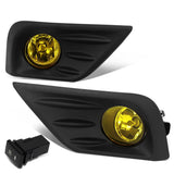 2016-2018 Nissan Altima Fog Lights with Switch - Amber Black Bezel
