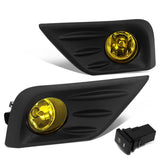 2016-2018 Nissan Altima Fog Lights with Switch - Amber Black Bezel