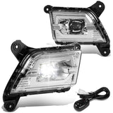 2019-2020 Chevrolet Silverado 1500 LED Fog Lights with Switch Chrome