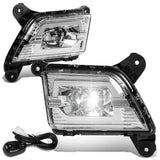 2019-2020 Chevrolet Silverado 1500 LED Fog Lights with Switch Chrome