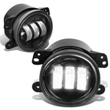 11-18 Dodge Charger Journey Jeep Cherokee LED Projector Fog Lights Chrome