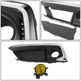 2019-2020 Honda Civic Fog Lights with Switch & Chrome Bezel