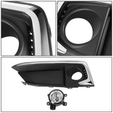 2019-2020 Honda Civic Fog Lights with Switch & Chrome Bezel