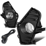 2019-2020 Toyota RAV4 Fog Lights with Switch Black Bezel Chrome