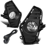 2019-2020 Toyota RAV4 Fog Lights with Switch Black Bezel Chrome