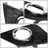 2016-2019 Nissan Sentra Fog Lights with Switch - Smoke Black Bezel