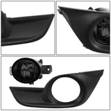 13-15 Nissan Altima Fog Lights with Switch - Smoke Black Bezel