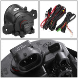 13-15 Nissan Altima Fog Lights with Switch - Smoke Black Bezel