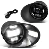 2007-2014 Toyota Tundra LED Fog Lights - Clear (Steel Bumper)