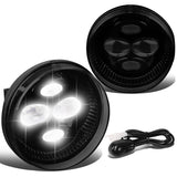 07-14 GMC Sierra 2500HD 3500HD / 07-13 Sierra 1500 LED Smoked Fog Lights