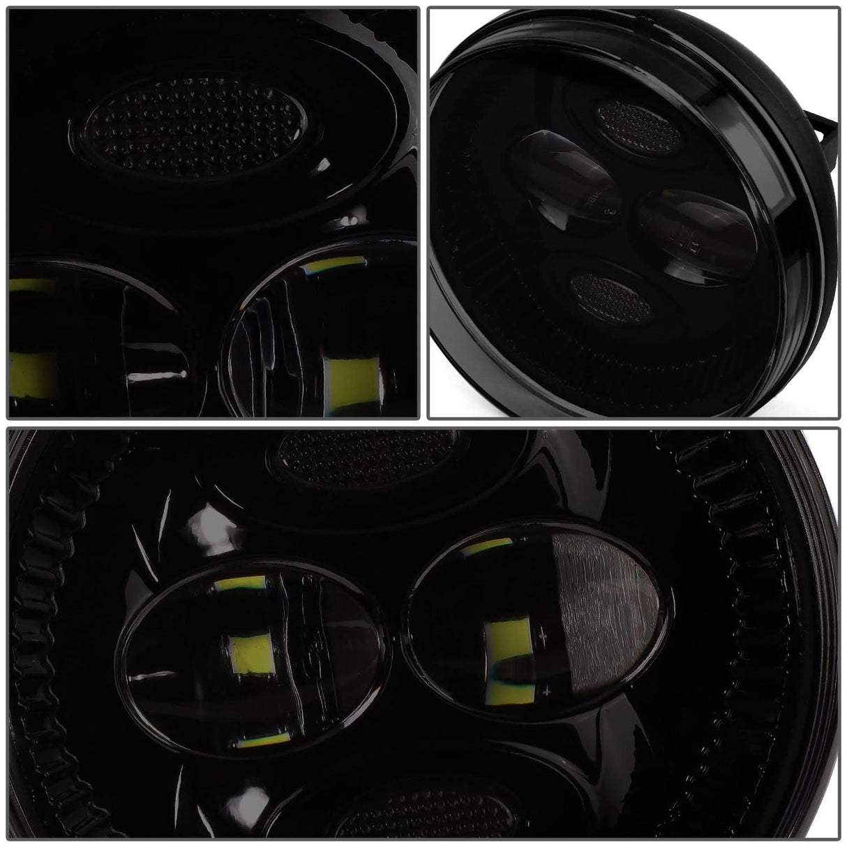 07-14 GMC Sierra 2500HD 3500HD / 07-13 Sierra 1500 LED Smoked Fog Lights