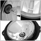 2007-2012 Ford Escape Fog Lights with Switch - Chrome/Clear