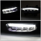 2019-2022 RAM 1500 LED DRL Fog Lights Chrome Clear