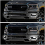 2019-2022 RAM 1500 LED DRL Fog Lights Chrome Clear
