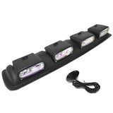 Universal 38" Neo Chrome Roof Mounted Fog Lights w/ Switch & Wiring