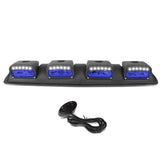 Universal 38" Roof Mounted Fog Lights with 24 LED & H3 Bulb Blue