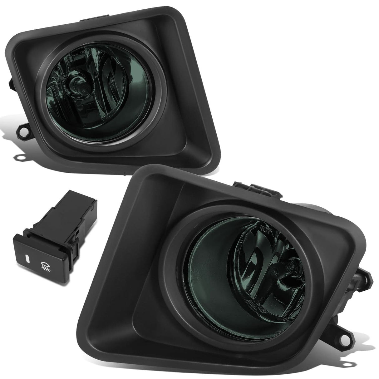 2014-2021 Toyota Tundra Smoked Fog Lights with Switch & Wiring