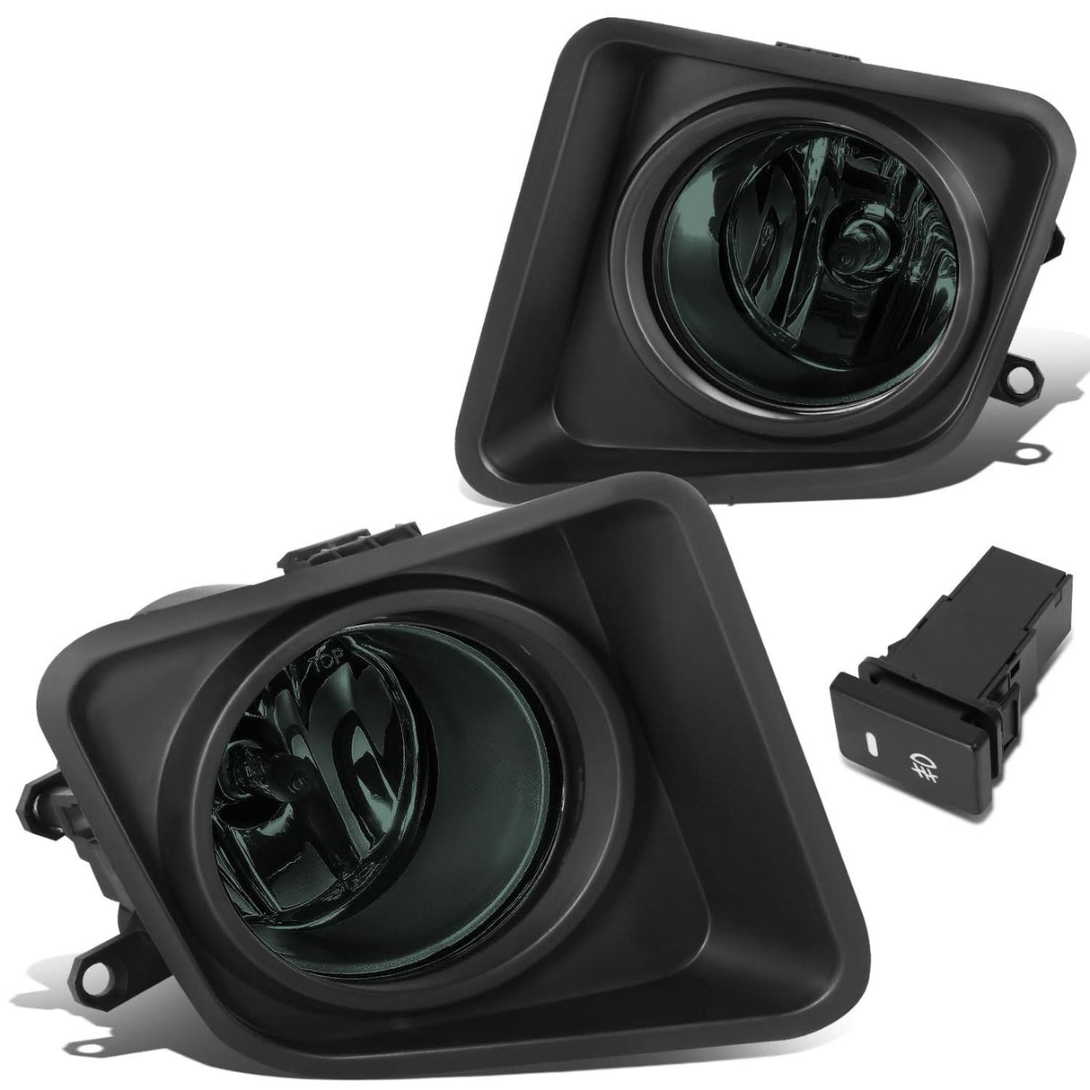 2014-2021 Toyota Tundra Smoked Fog Lights with Switch & Wiring