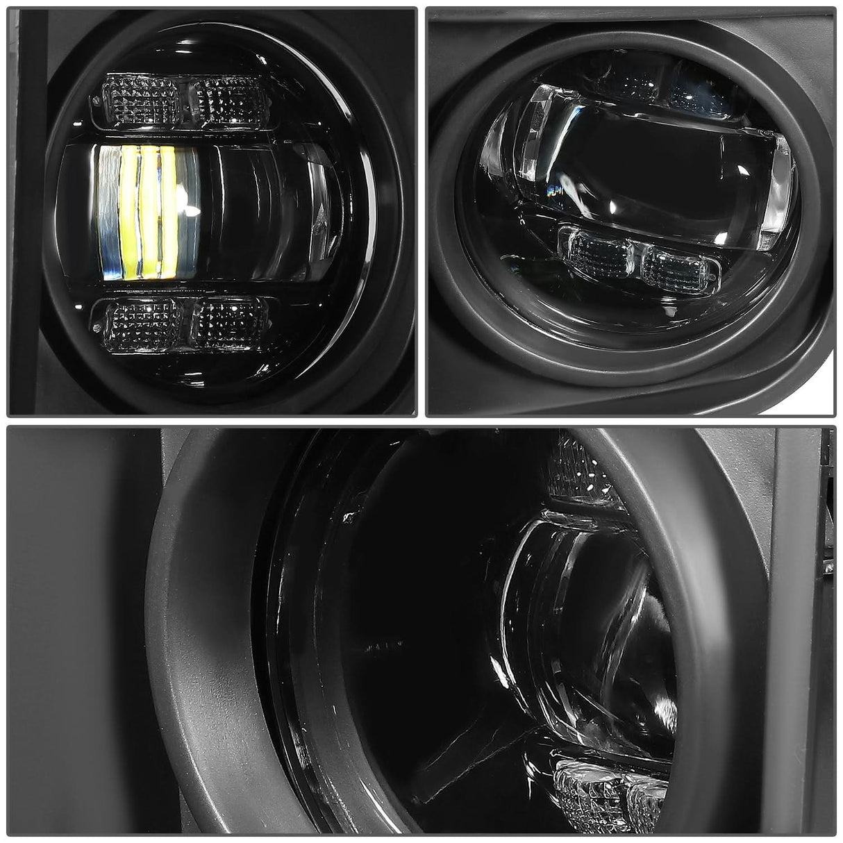 14-21 Toyota Tundra LED Projector Fog Lights with Switch Chrome