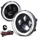 2007-2014 GMC Sierra LED Fog Lights Clear