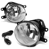 12-18 Toyota Multi-Model Fog Lights with Switch H16 Chrome/Clear