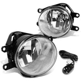 12-18 Toyota Multi-Model Fog Lights with Switch H16 Chrome/Clear
