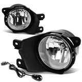 08-17 Toyota Sequoia Fog Lights with Switch H10 Bulb Chrome Clear