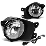 08-17 Toyota Sequoia Fog Lights with Switch H10 Bulb Chrome Clear