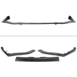 2018-2021 Subaru WRX STI Style Unpainted Front Bumper Lip ABS 3PCS